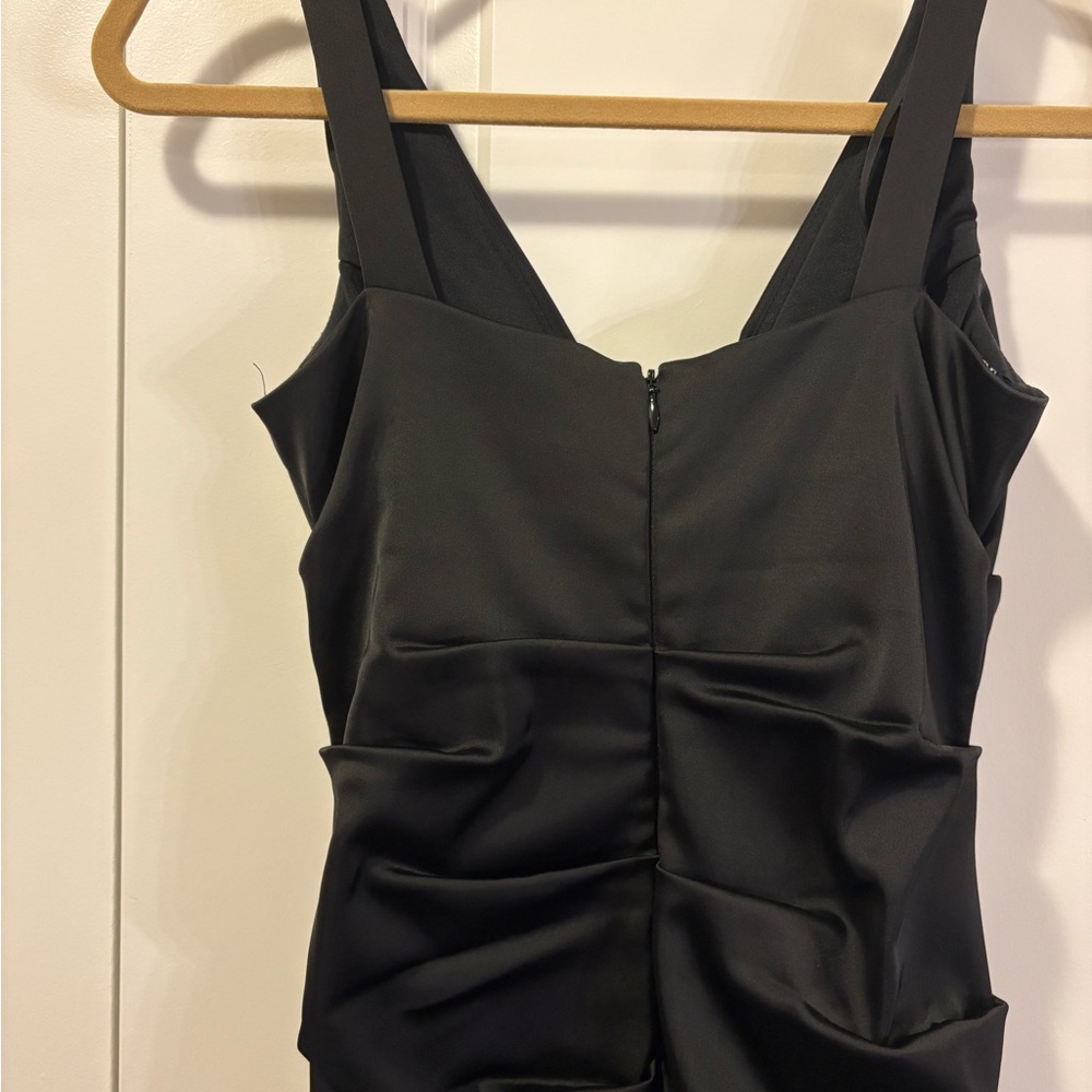 Xscape Black Ruched Mini Dress - Picture 4 of 5